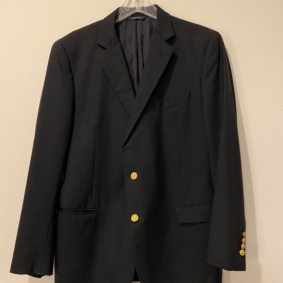 BRAND 🆕 Brooks Brothers Suit Jacket - Black - Picture 8 of 14